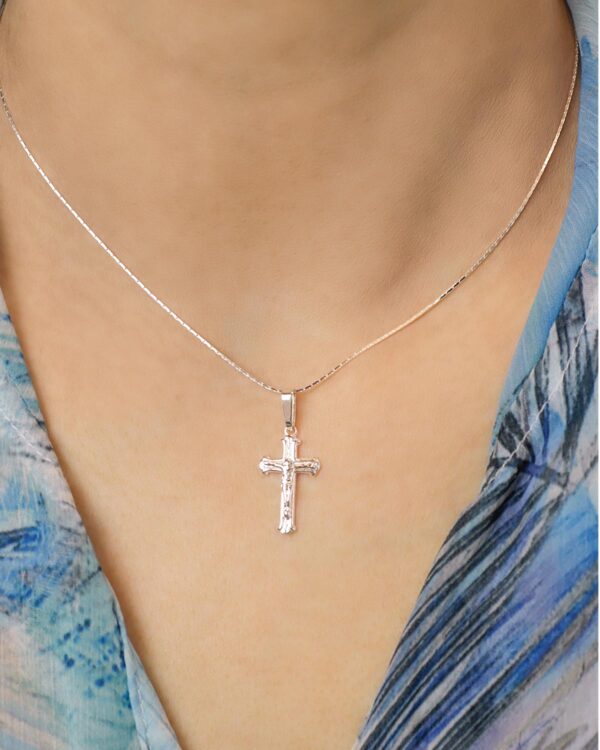 kreuz kette jesus cruzifix 925 sterling silver