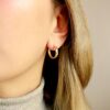 24k gold hoop earrings
