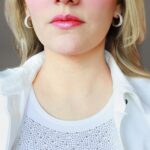 silver hoop earrings wide zirconias elegant