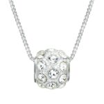 single ball necklace 925 silver