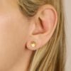 small dainty gold earrings discreet