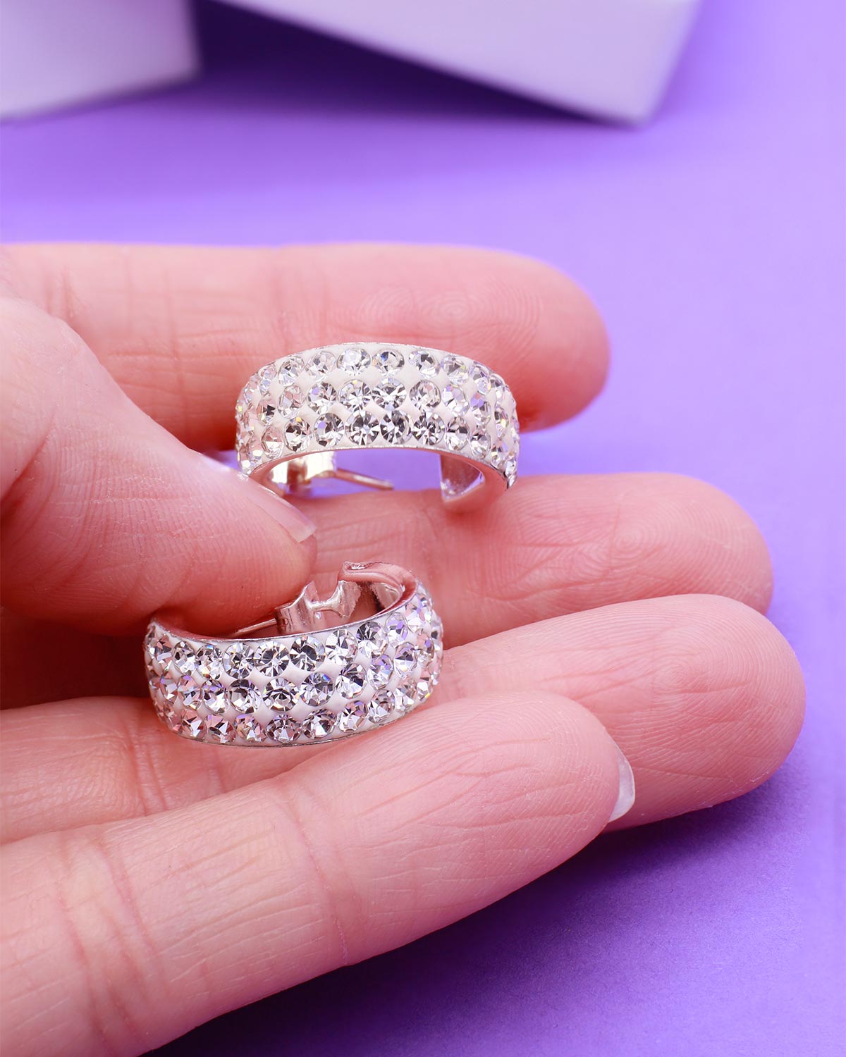 steine weiss ohrringe silber