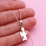 angel praying pendant silver 925