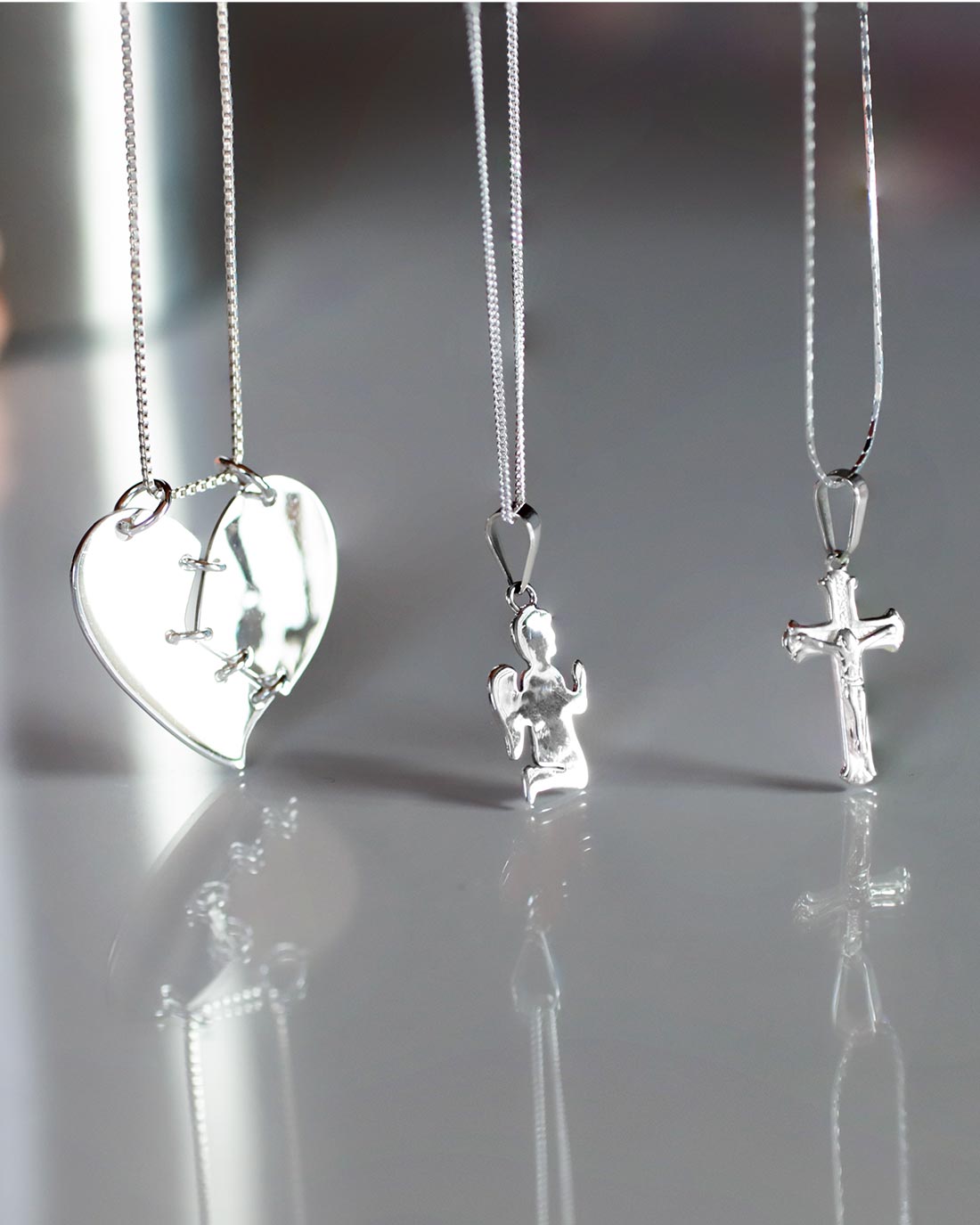 friends heart pendant 925 silver