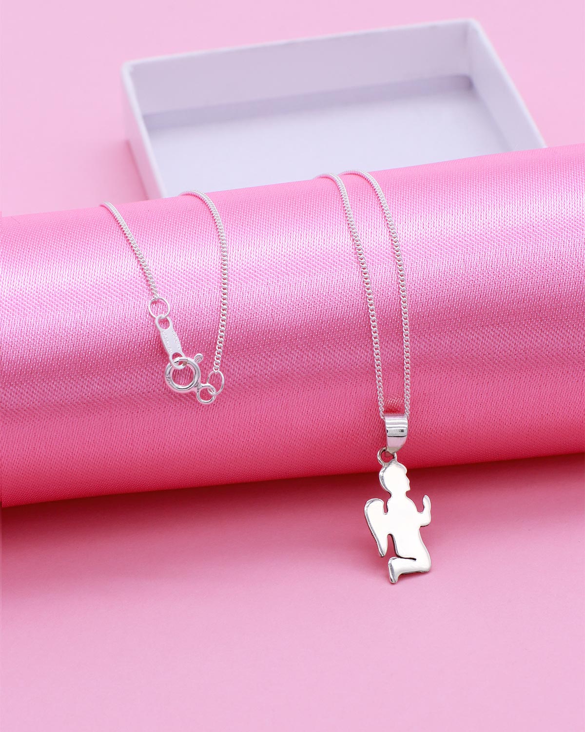 guardian angel 925 sterling silver necklace