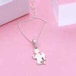 guardian angel necklace silver