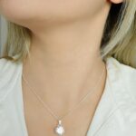 schmuckset halskette und ohrringe 925 silber