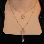 Halsketten layering 18K vergoldet