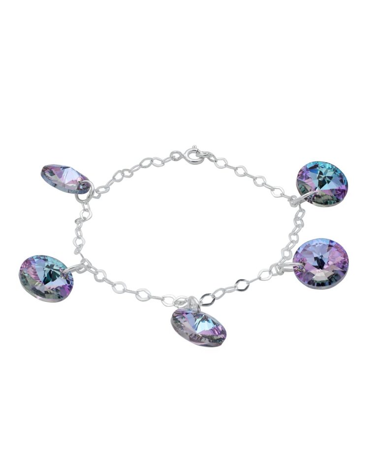 Swarovski crystals bracelet 925 sterling silver