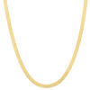 Tania gold vermeil Herringbone necklace 925 sterling silver 24k