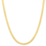 Tania gold vermeil Herringbone necklace 925 sterling silver 24k