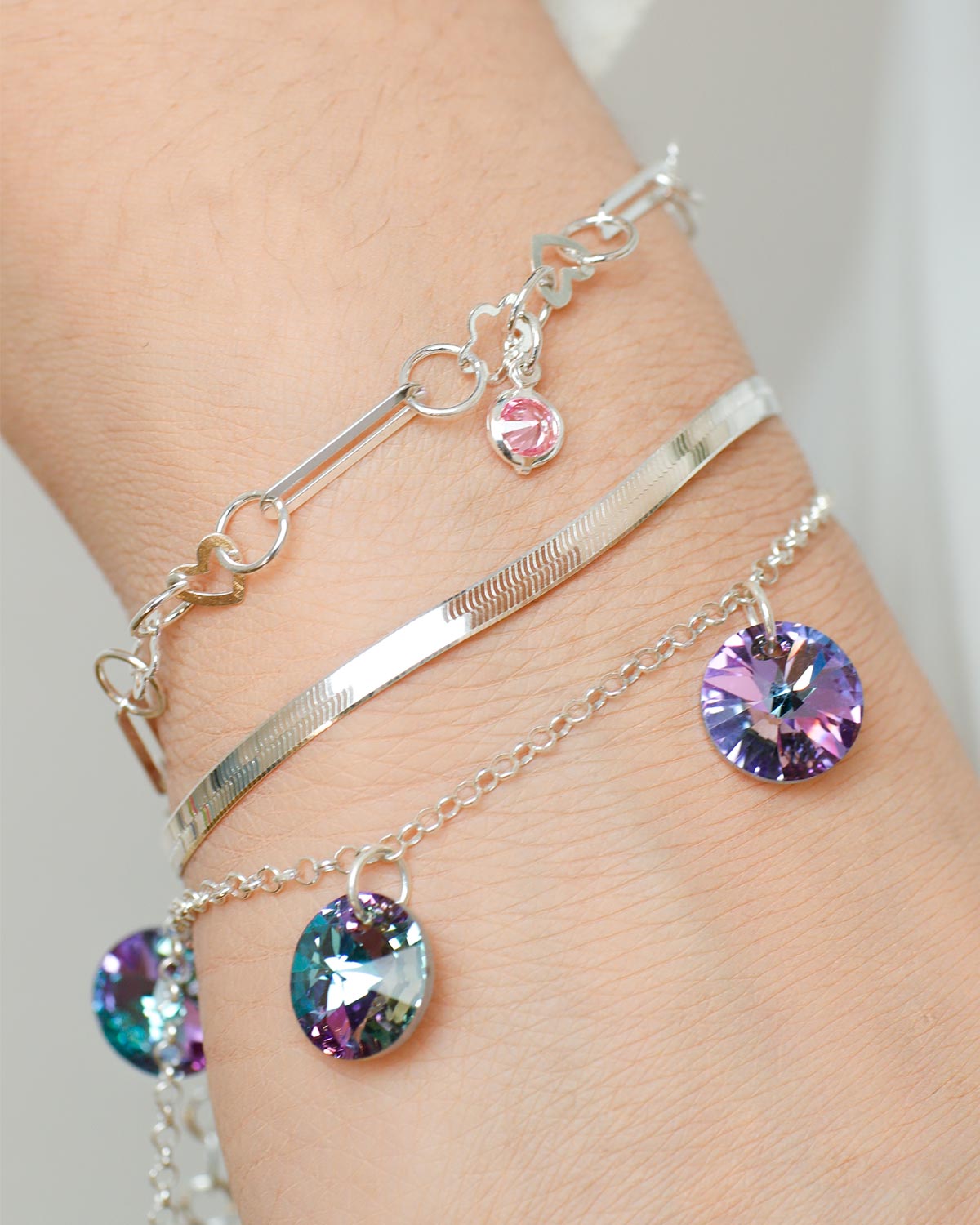 bracelet stacking 925 sterling silver affordable