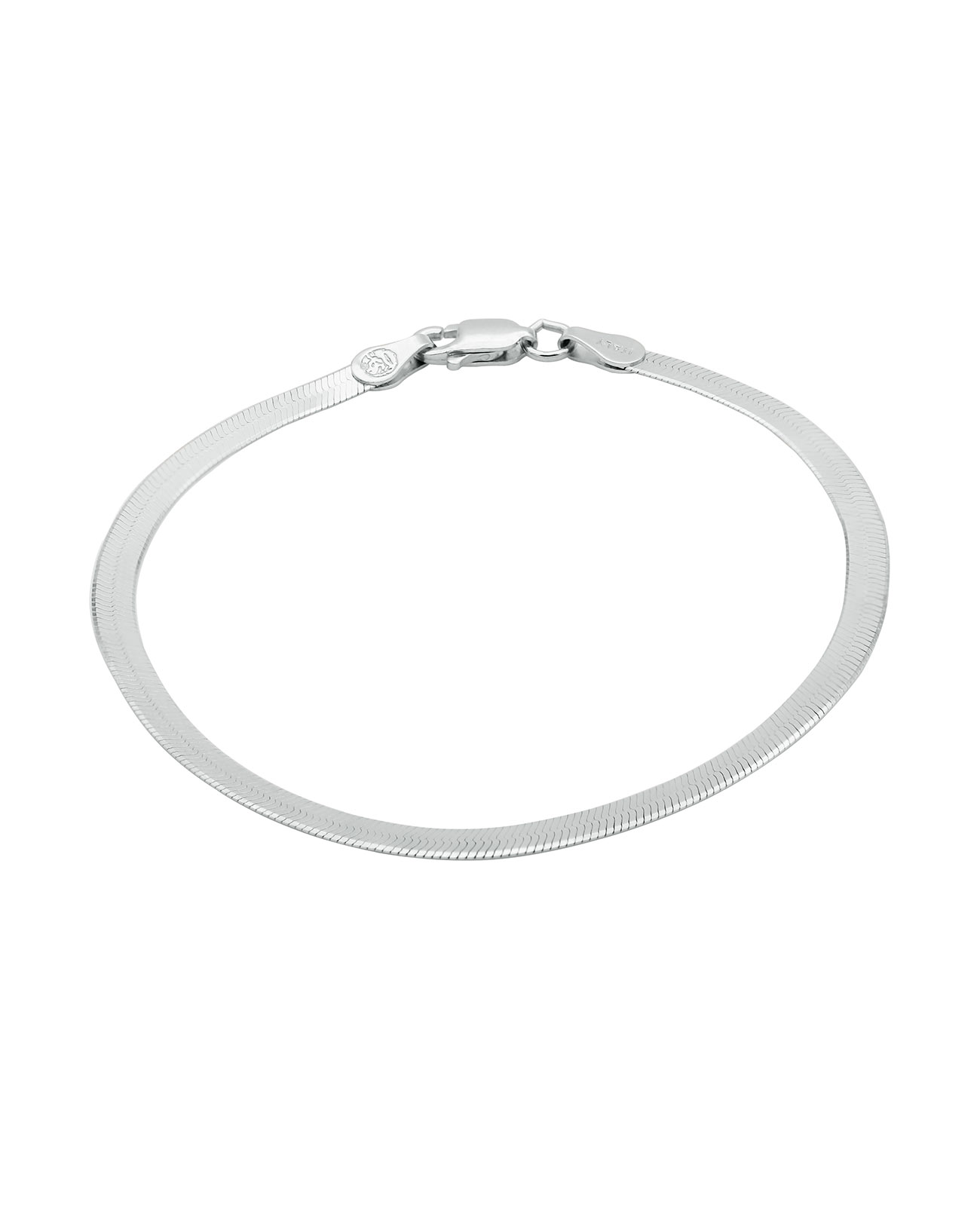 herringbone bracelet silver 925 sterling