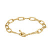 link bracelet gold 925 silver