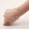 link bracelet gold chain