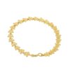 flowers bracelet gold vermeil