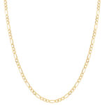 gold figaro chain 925 silver