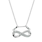 infinity necklace 925 sterling silver