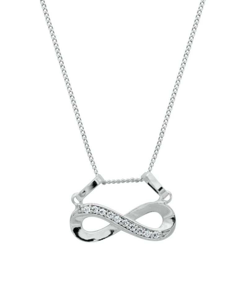 infinity necklace 925 sterling silver