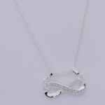 infinity necklace endless 925 silver