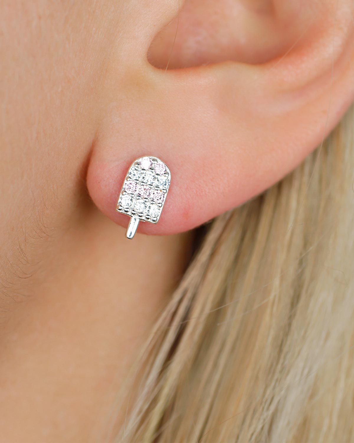 popsicle earrings silver 925