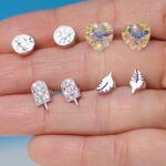 sterling silver earrings studs 925