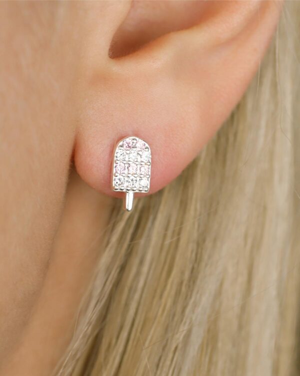zirconia earrings silver 925