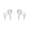 Star ear climber silver 925