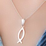 ichthys jesus necklace 925 sterling silver