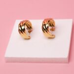 bold hoop earrings gold vermeil 24k 925 silver