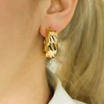 chunky hoops gold vermeil 925 silver