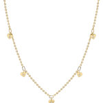 dainty hearts choker 925 sterling silver