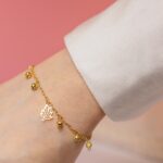 bracelet stacking gold