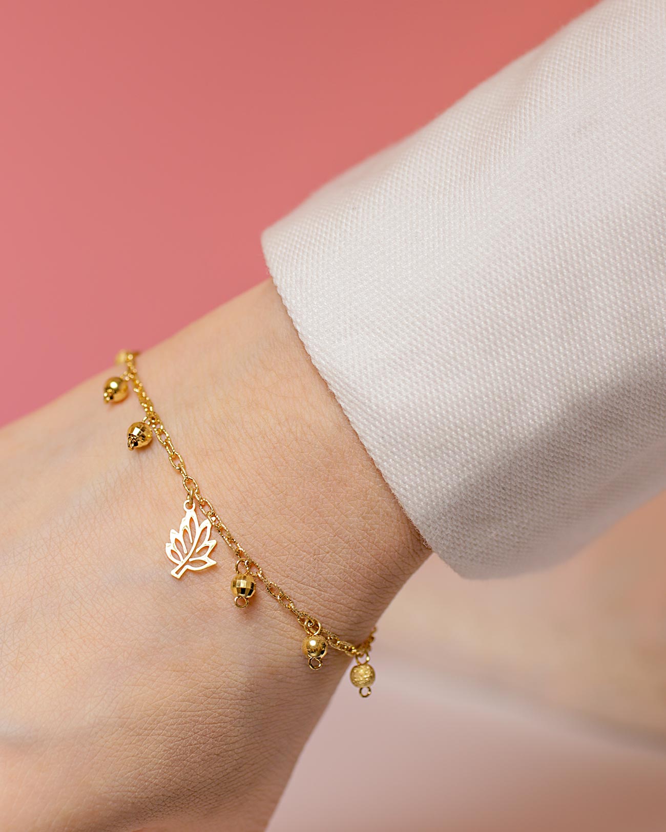 bracelet stacking gold
