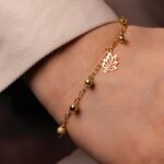 dainty beautiful bracelet gold
