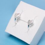 herz ohrringe 925 sterling silber