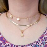 Love God schlangen Kette smiley necklace gold layering