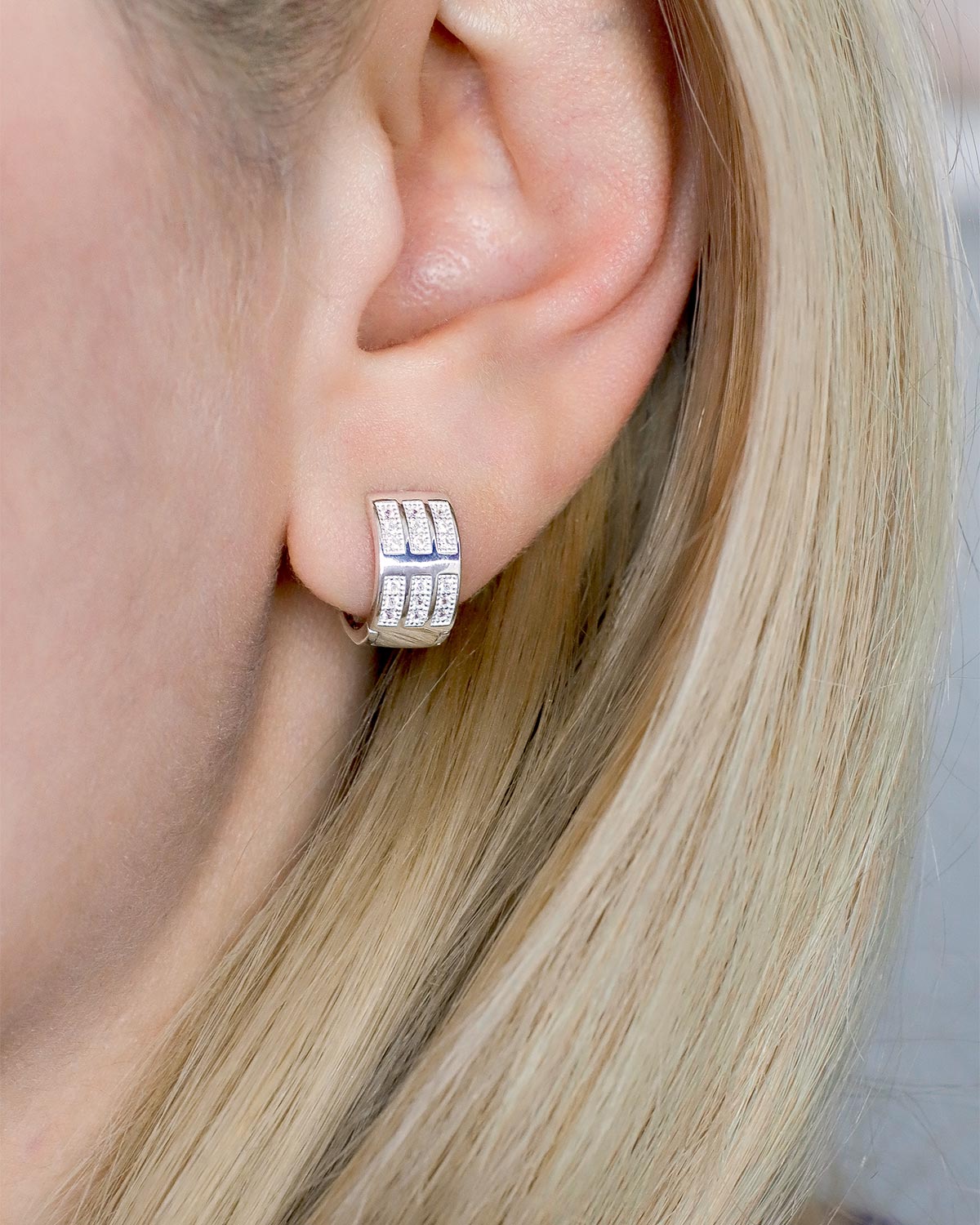 creolen silber 925 mit zirkonia