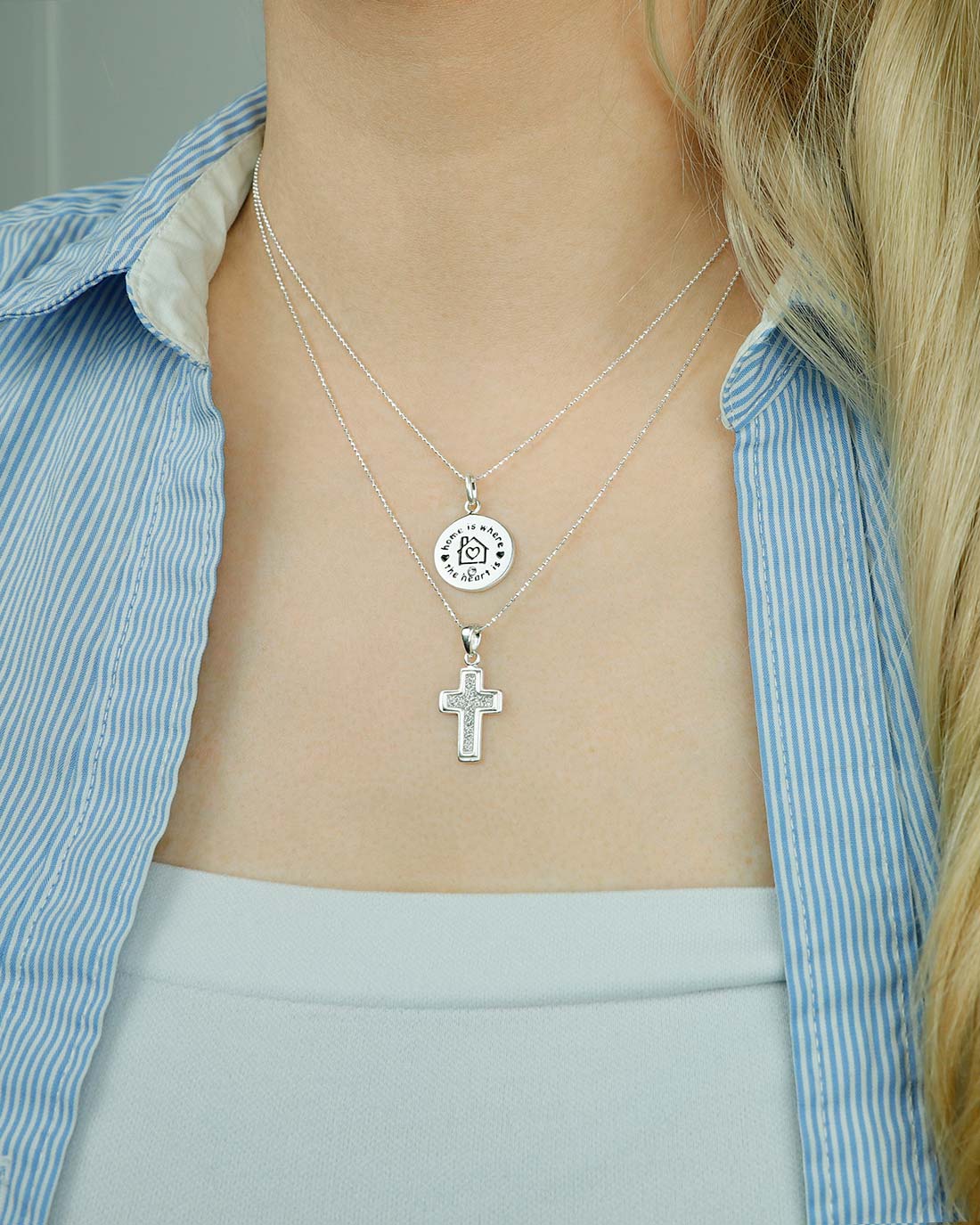 missing you necklace 925 silver