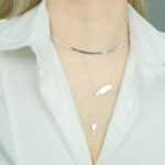 bottle wine champagne necklace 925 sterling silver