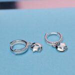 huggies moon star 925 sterling silver
