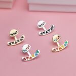 aztec jacket earrings sombrero mexican 24k gold vermeil