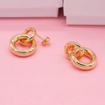 chunky gold hoop earrings