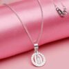 guadalupe virgin necklace 925 sterling silver