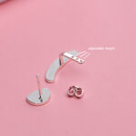 jacket earrings back adjustable length 3 pieces