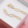 long dangle earrings gold vermeil 24k gold plated