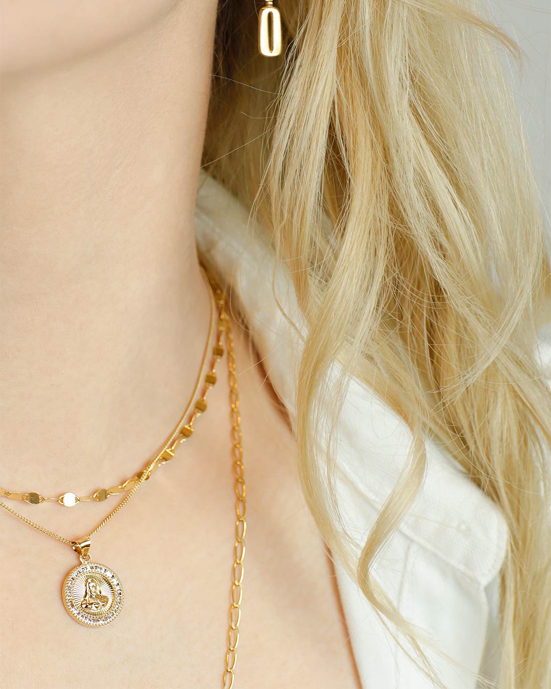 sacred heart of jesus necklace