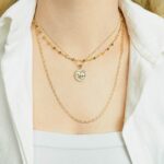 sagrado corazon de jesus medalla dorada