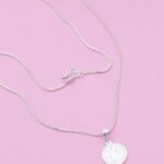 st benedict pendant silver 925 box chain