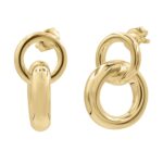 statement chunky earrings gold vermeil24k